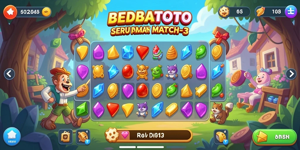 Tangkapan layar dari gameplay seru BOBATOTO yang penuh warna.