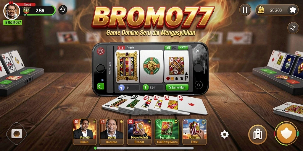 Tampilan gameplay BROMO77 yang seru dan interaktif.