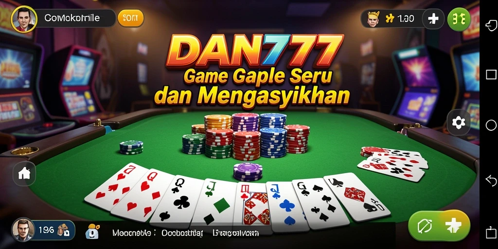 Tampilan gameplay Gaple yang seru dan interaktif.