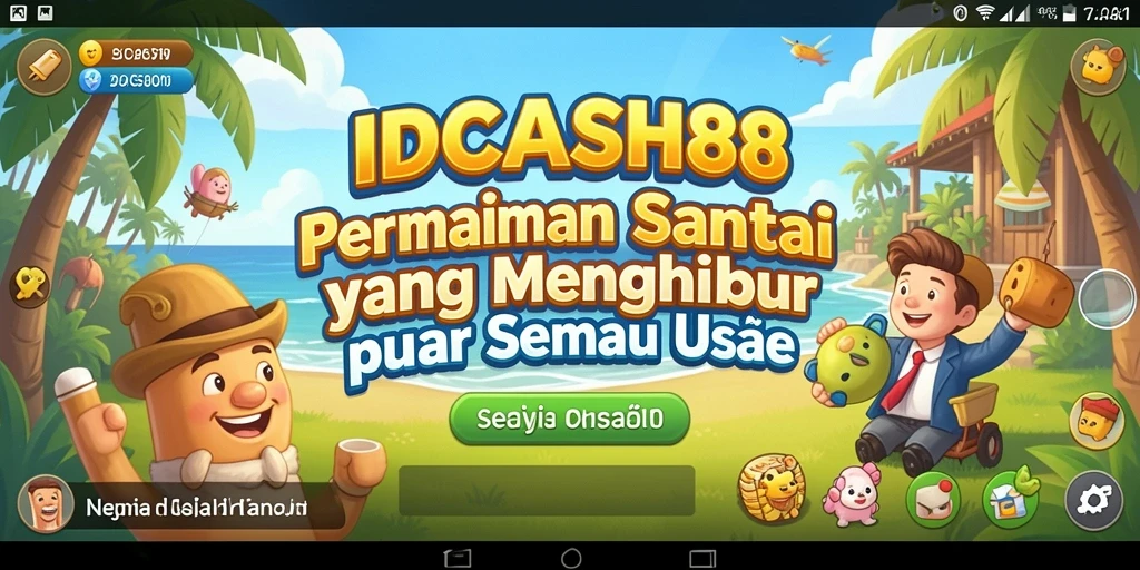 Tampilan gameplay klasik dan menyenangkan dari IDCASH88.
