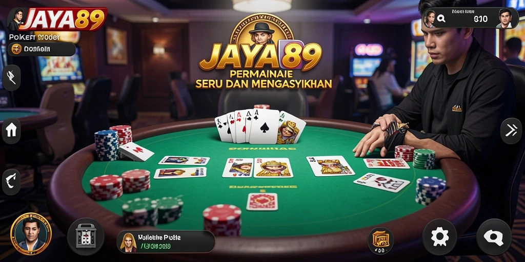 Tangkapan layar JAYA89 menampilkan pengalaman bermain poker yang menarik.