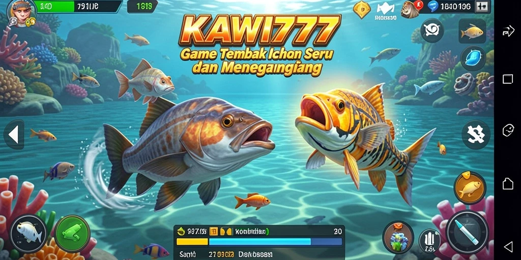 Tangkapan layar KAWI777 menampilkan aksi menembak ikan yang mendebarkan.