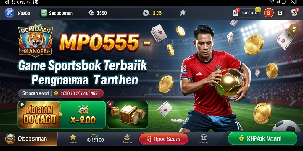 Tampilan antarmuka menarik dan gameplay sportsbook yang seru.