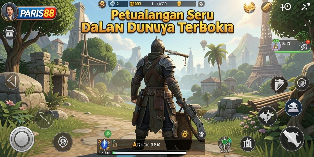 Tampilan gameplay yang menakjubkan di dunia Open World PARIS88.