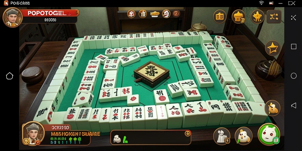 Tampilan gameplay Mahjong di POPOTOGEL dengan grafik menarik.