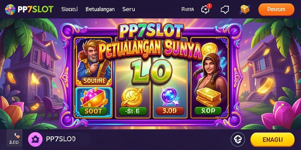 Tampilan gameplay PP7SLOT yang menegangkan dalam dunia petualangan.