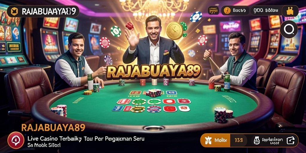 Tampilan menarik dari gameplay Live Casino RAJABUAYA89.