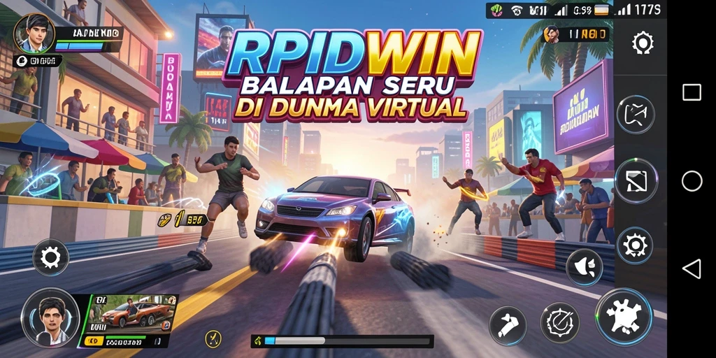 Gameplay mendebarkan RPIDWIN dengan grafis yang mengesankan.