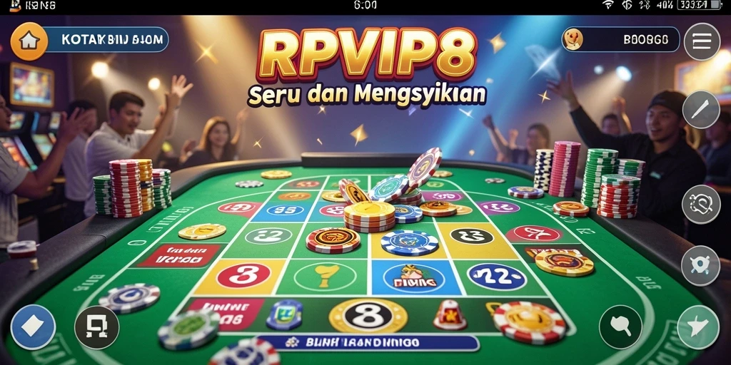 Screenshot gameplay RPVIP8 yang menunjukkan keseruan bermain Bingo.