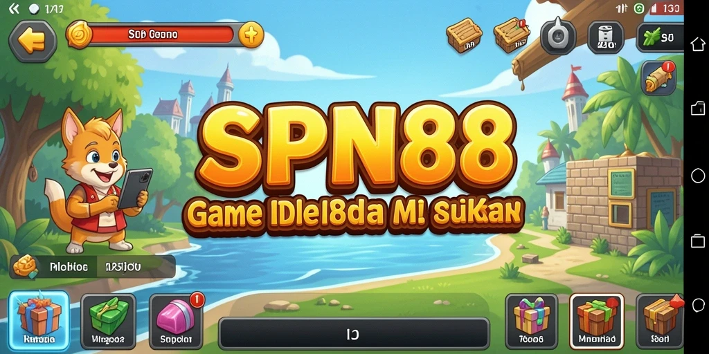 Tampilan gameplay menarik dalam SPN88 dengan karakter dan dunia yang berwarna.