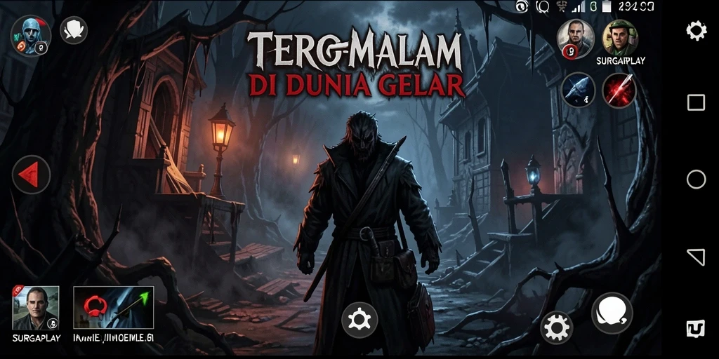 Tangkapan layar <strong>SURGAPLAY</strong> menampilkan atmosfer mencekam saat gameplay.