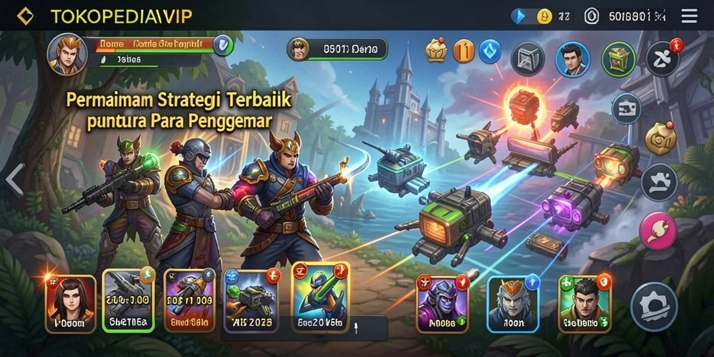 Tampilan gameplay TOKOPEDIAVIP yang penuh strategi dan tantangan.