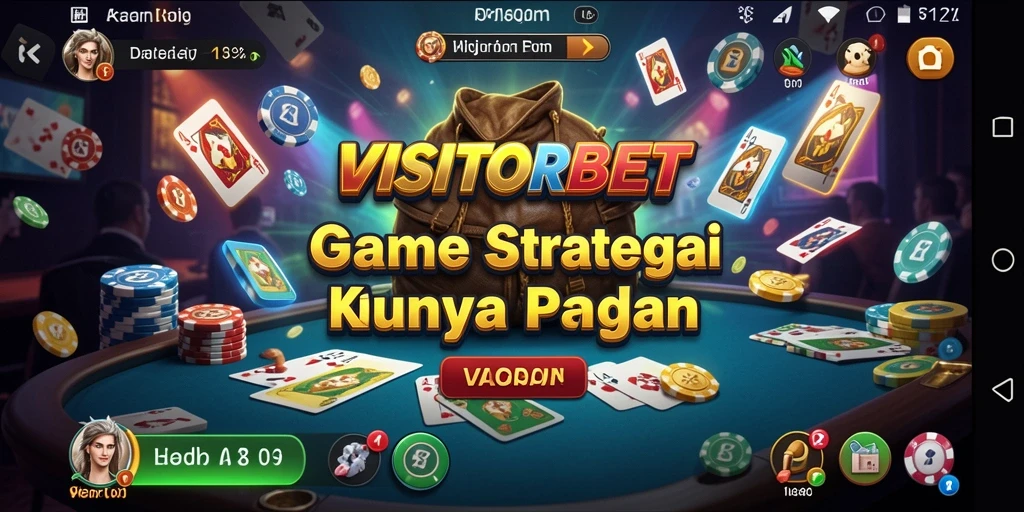 Tampilan menarik dari gameplay seru VISITORBET.